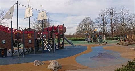 Surreys Pirate Themed Splash Pad Perfect For Summer Weather That