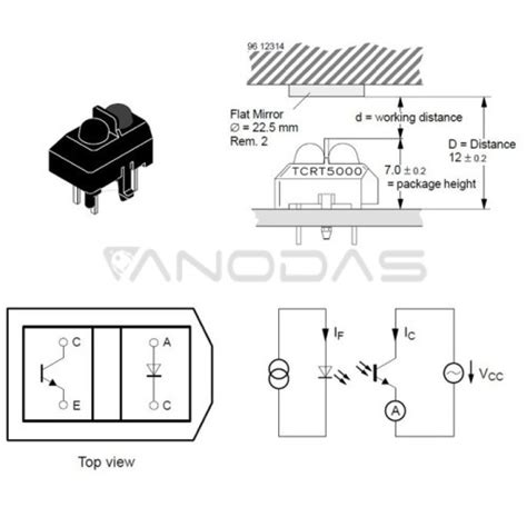 Tcrt5000 Reflective Sensor With A Comparator For Arduino