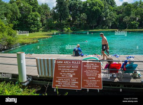 Rainbow Springs State Park Is The Source Of The Rainbow River In North Central Florida Stock