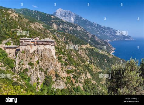 Simonopetra Monastery Simonos Petra Mount Athos Athos Peninsula