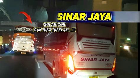 Sinar Jaya Bikin Tegang Penumpang Saat Bus Gak Bisa Salip Youtube