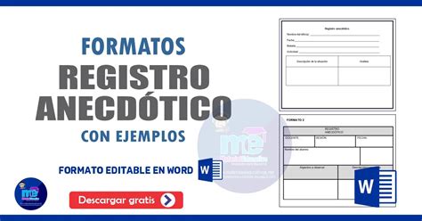 Formato De Registro Anecdotario Materiales Educativos Gratis Hot Sex Picture