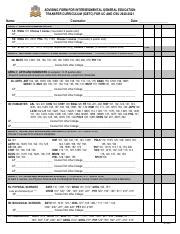 Igetc Advising Sheet Fillable Pdf Advising Form For