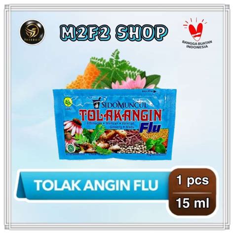 Promo Sido Muncul Tolak Angin Cair Flu 15 Ml Kemasan Satuan Diskon