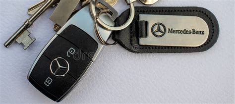 Mercedes Benz car key fob editorial stock photo. Image of automotive ...