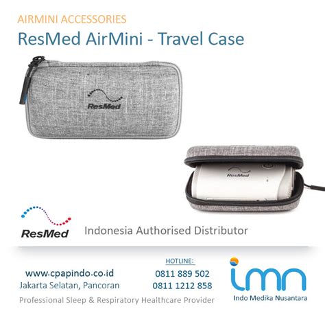 Resmed Airmini Travel Hard Case Indo Medika Nusantara Imn