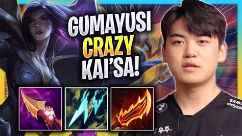 Gumayusi Crazy Game With Kai Sa T Gumayusi Plays Kai Sa Adc Vs Zeri