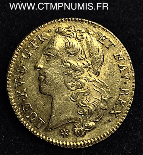 LOUIS XV DOUBLE LOUIS D OR AU BANDEAU 1746 M TOULOUSE SUP CTMP NUMIS