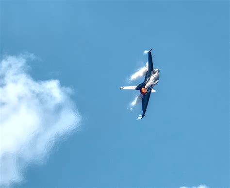 Wallpaper Mesin Jet Jet Tempur Afterburner General Dynamics F 16