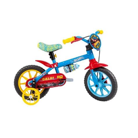 Tudo Sobre Bicicleta Hot Wheels Aro Azul Caloi