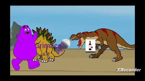 Grimace Shake Vs Blood Of Spinosaurus Be Like: - YouTube