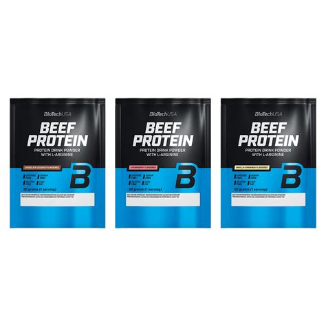 BioTech USA Beef Protein 3 X 30 G Mix S BT BEEF 3X PR