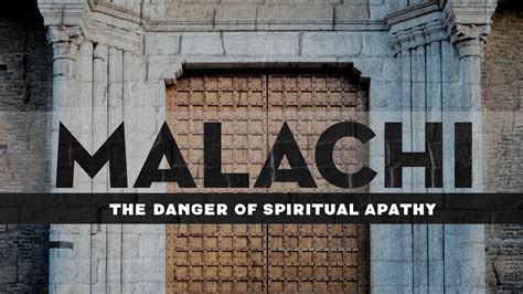 Malachi Sermon Series Overview Travisagnew Org