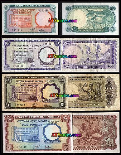 Nigeria Banknotes Nigeria Paper Money Catalog And Nigerian Currency