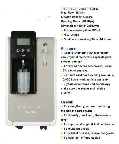 Brand Ventox Oxygen Concentrator Capacity Litre Per Minute Lpm At