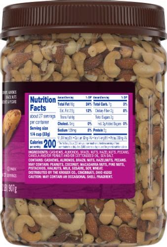 Kroger Deluxe Sea Salt Mixed Nuts Oz Ralphs