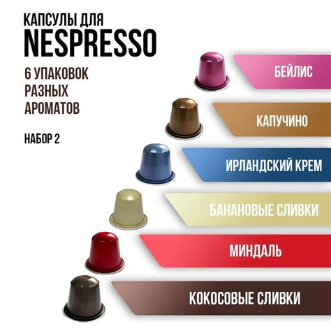 Капсульный кофе Неспрессо Aromacup Набор 2 кофе в капсулах