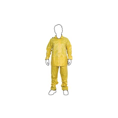 Traje De Agua Pu Pvc Amarillo Talla L