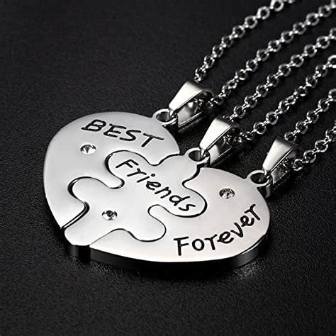 Limei 3 Pack Stainless Steel Sets Of 3pcs Best Friends Forever