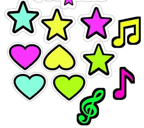 Estrela Neon Para Imprimir - Neon Birthday Party Ideas | Estrelas neon para imprimir, Baladinha neon ...