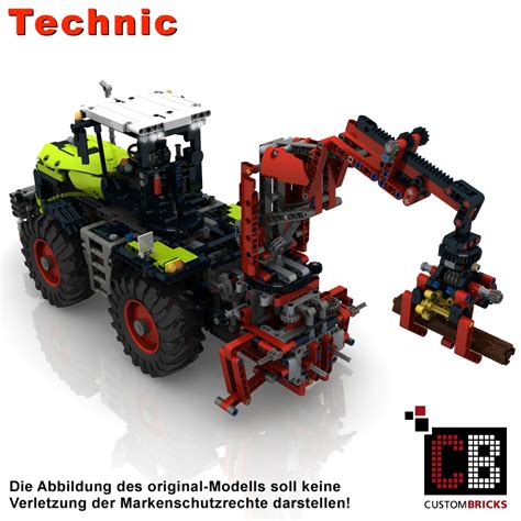 Custombricksde Lego Technik Modell Custombricks Moc Bauanleitung