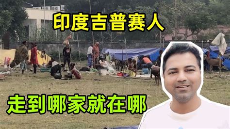 【中印小家庭】印度神秘“吉卜賽人”，印度的流浪民族，近距離觀察太震撼 Youtube