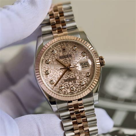 Đồng Hồ Rolex Datejust 116231 Mặt Số Vi Tính Hồng