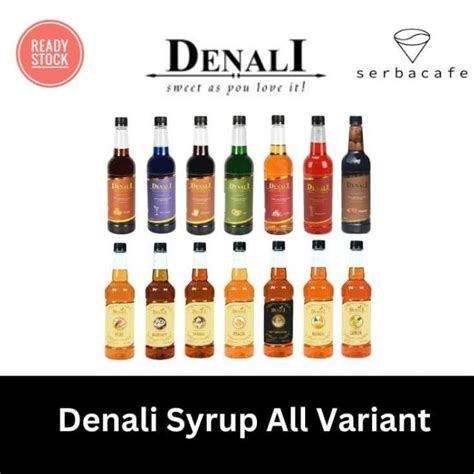 Jual Denali Syrup All Flavour 750 Ml Shopee Indonesia