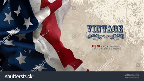 Grunge American Flag Stock Vector (Royalty Free) 389563702 | Shutterstock