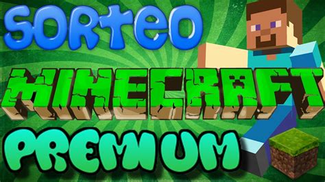 Sorteo De Cuenta Premium Minecraft Youtube