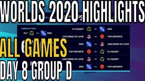 Worlds 2020 Day 8 Highlights ALL GAMES Group D Worlds Quarterfinal