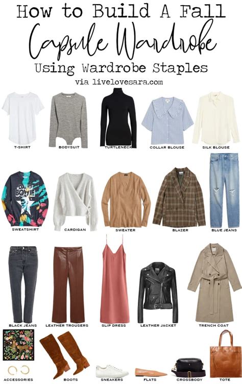 Fall Capsule Wardrobe Essentials Livelovesara