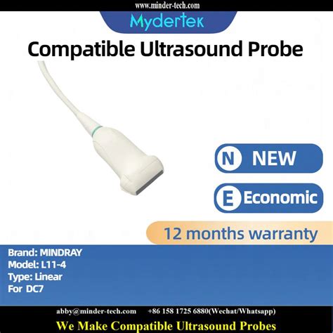 Compatible Mindray L11 4 Ultrasound Probe Ultrasonic Transducer Linear