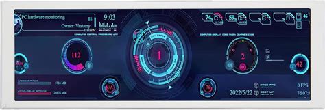 Inch Ips Screen Computer Temperature Monitor Fan Speed Monitoring