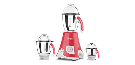 Buy Vidiem Eva Rose 750w Mixer Grinder With 3 Jarspinkwhite Vidiem