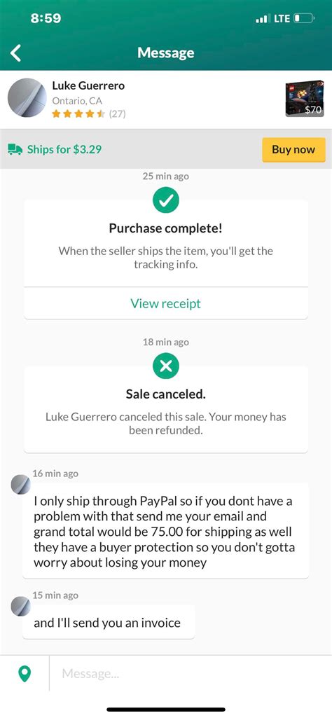 Scam First Time Using Offerup And This Sounds Strange To Me Rofferup