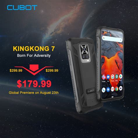 Cubot KingKong 7 Rugged Smartphone Introduced With Competitive