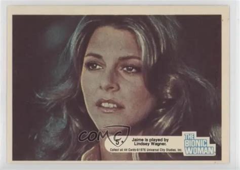 1976 THE BIONIC Woman Jaime Sommers Lindsay Wagner est joué par Lindsey