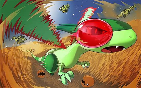 Flygon Trapinch And Cacnea Pokemon Drawn By Mayotsunamayo Danbooru