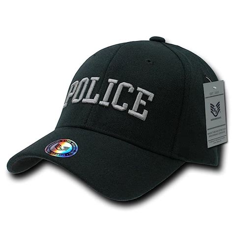 Rapiddominance Police Fitall Flex Cap Black Largex Large