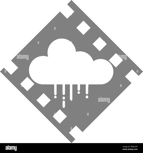 Rainy movie logo icon concept illustration Stock Vector Image & Art - Alamy