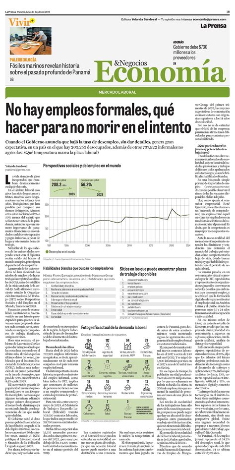 La Prensa - No Hay Empleos Formales, qué hacer para no morir en el