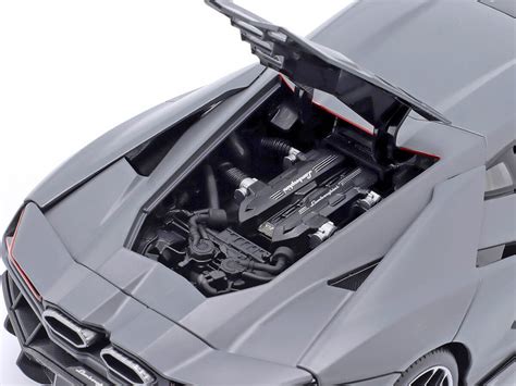 2023 Lamborghini Revuelto Hybrid Gris Mate 1 18 Maisto 31463 06488