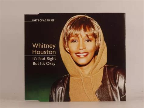 Whitney Houston It S Not Right But It S Okay Cd C Frais De Port