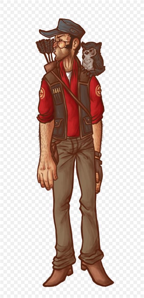 Team Fortress 2 Sniper Fan Art Cartoon, PNG, 550x1700px, Team Fortress ...