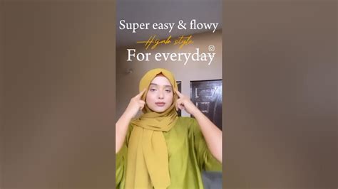 Easy And Flowy Hijab Style Full Tutorial Saba Turk Youtube