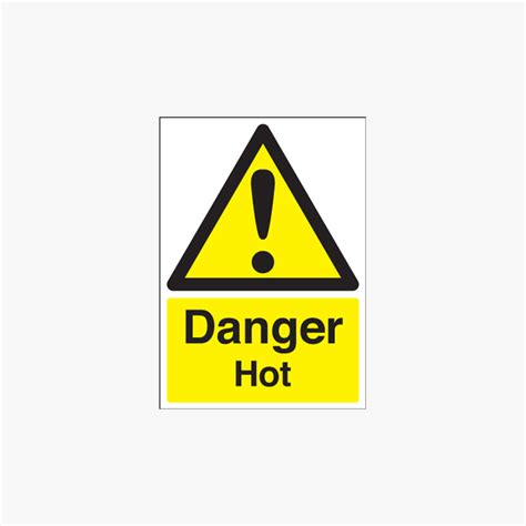 Printable Caution Hot Surface Signs