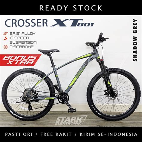 Jual Pacific Crosser Xt Mtb Sepeda Gunung Mountain Bike Shadow