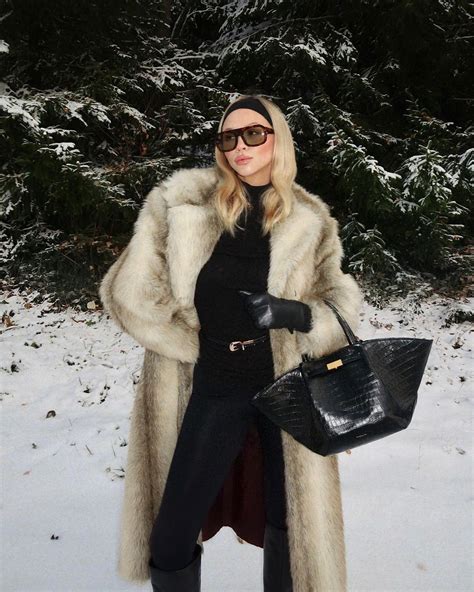 FELICIA WEDIN On Instagram Faux Fur Fashion Faux Fur Coats Outfit