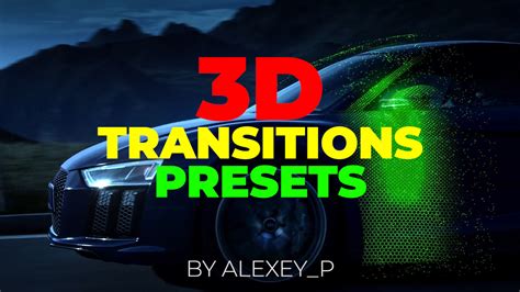 D Transitions Presets Premiere Pro Presets Motion Array